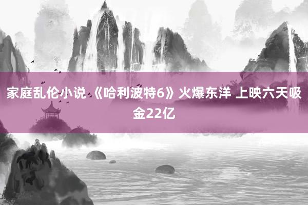 家庭乱伦小说 《哈利波特6》火爆东洋 上映六天吸金22亿